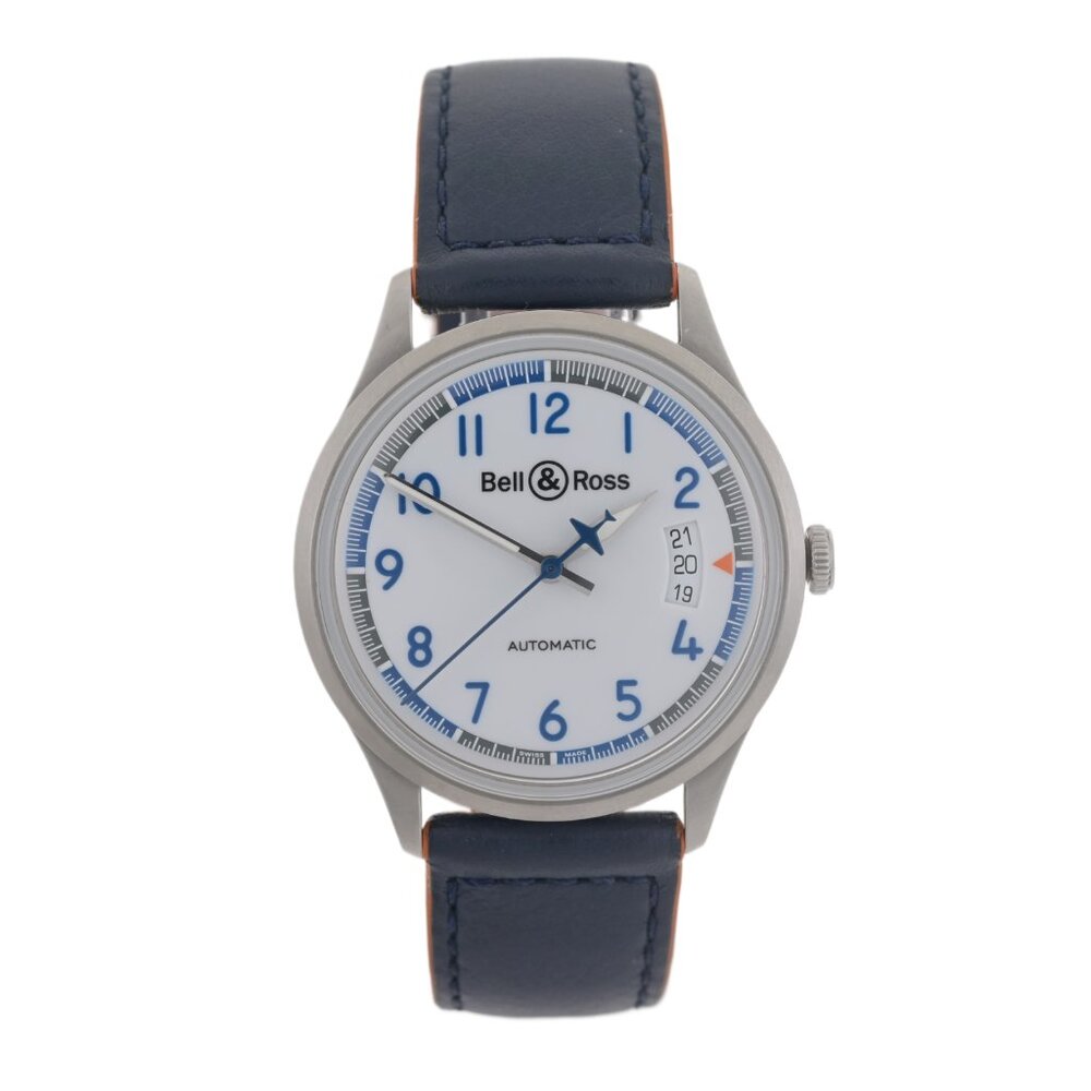Bell & Ross BRV1-92-S Racing Bird Limited White Dial 38.5mm Men's Watch